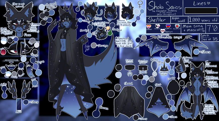 Shoko Saiosi Reference Sheet (2026)